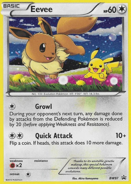 Eevee (BW97) [Black & White: Black Star Promos] - for just $140! 