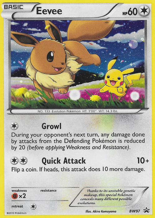 Eevee (BW97) [Black & White: Black Star Promos] - Just $84! Shop now at Retro Gaming of Denver