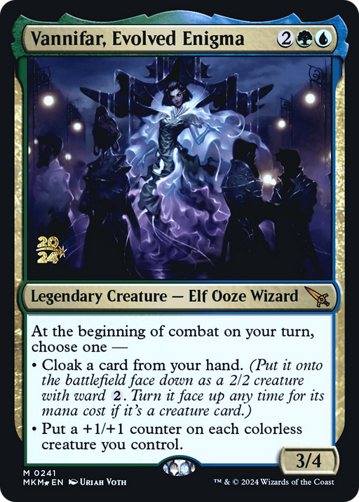 Vannifar, Evolved Enigma (PRE-241) - Murders at Karlov Manor Promos Foil - for just $0.89! 