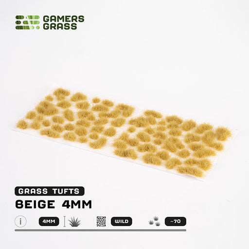Gamers Grass Tufts: Beige 4mm- Wild - for just $8.99! 