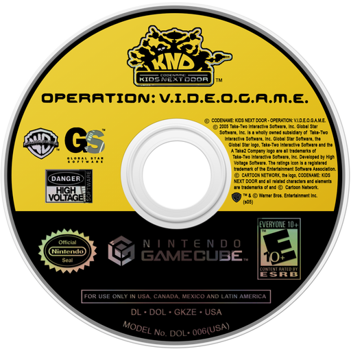 Codename: Kids Next Door - Operation: V.I.D.E.O.G.A.M.E. – GameCube (GC) - for just $36.99! 