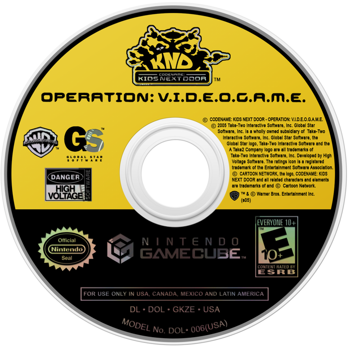 Codename: Kids Next Door - Operation: V.I.D.E.O.G.A.M.E. – GameCube (GC) - for just $36.99! 
