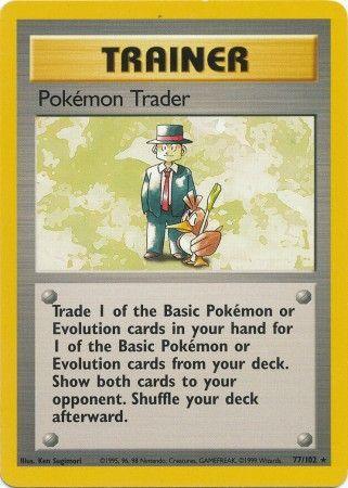 Pokemon Trader (77/102) [Base Set Unlimited] - for just $2.05! 