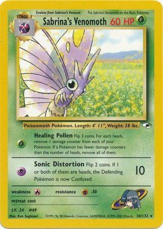 Sabrina's Venomoth (34/132) [Gym Heroes Unlimited] - for just $3! 