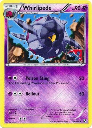 Whirlipede (53/114) (League Promo) [Black & White: Base Set] - for just $0.35! 