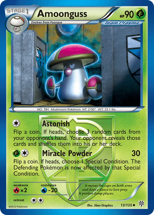 Amoonguss (13/135) [Black & White: Plasma Storm] - for just $0.15! 