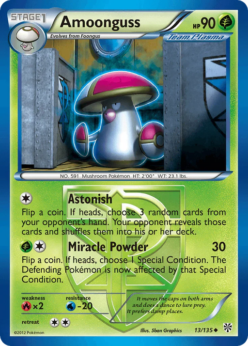 Amoonguss (13/135) [Black & White: Plasma Storm] - for just $0.15! 