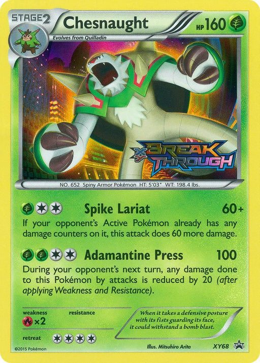 Chesnaught (XY68) [XY: Black Star Promos] - for just $3.20! 