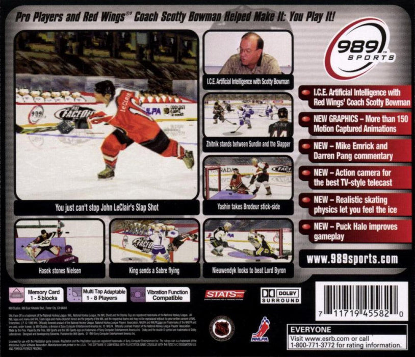 NHL FaceOff 2000 – PlayStation 1 (PS1) - for just $6.99! 
