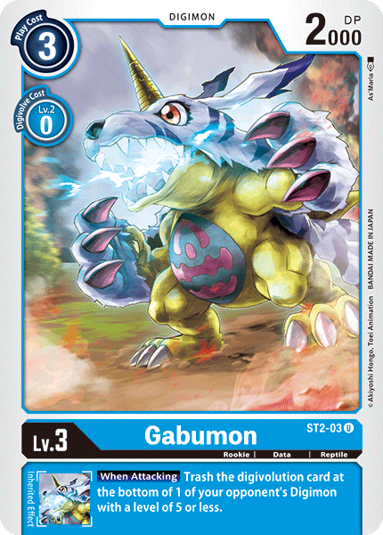 Gabumon [ST2-03] [Starter Deck: Cocytus Blue] - Just $0.09! Shop now at Retro Gaming of Denver