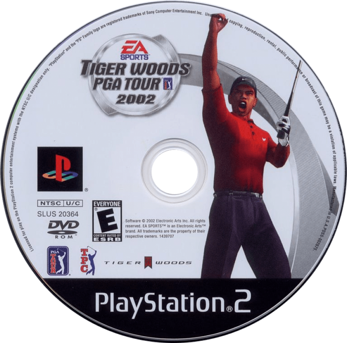 Tiger Woods PGA Tour 2002 – PlayStation 2 (PS2) - for just $2.99! 