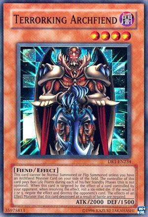 Terrorking Archfiend [DR1-EN234] Super Rare - for just $1.75! 