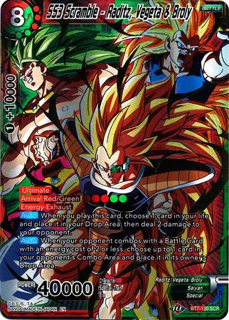 SS3 Scramble - Raditz, Vegeta & Broly (BT7-130) [Assault of the Saiyans] - for just $17.65! 