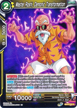 Master Roshi, Demonic Transformation (BT11-101) [Vermilion Bloodline] - for just $0.10! 