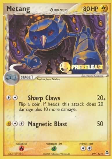 Metang (49/113) (Delta Species) (Prerelease Promo) [EX: Delta Species] - for just $11.25! 