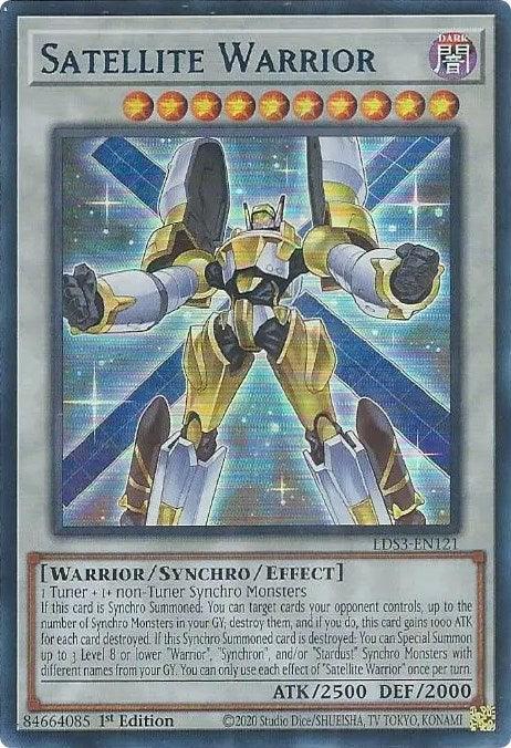 Satellite Warrior (Blue) [LDS3-EN121] Ultra Rare - for just $0.10! 