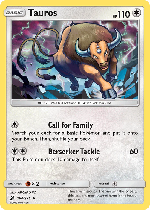 Tauros (164/236) [Sun & Moon: Unified Minds] - for just $0.10! 