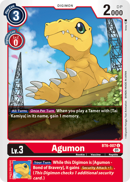 Agumon [BT6-007] [Double Diamond] - Just $0.09! Shop now at Retro Gaming of Denver