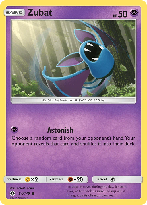 Zubat (54/149) [Sun & Moon: Base Set] - for just $0.10! 