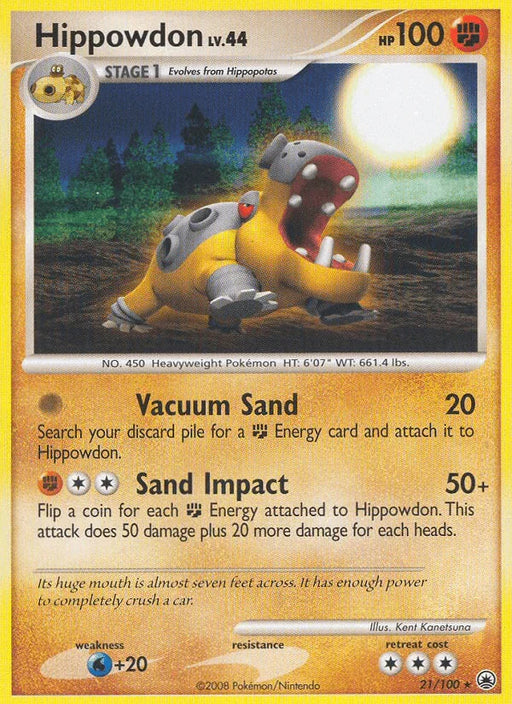 Hippowdon (21/100) [Diamond & Pearl: Majestic Dawn] - for just $0.75! 