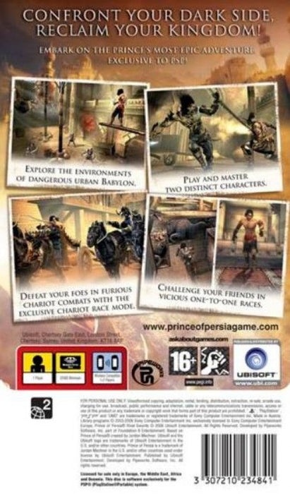 Prince of Persia: Rival Swords [PSP Essentials] [PAL Import] – PlayStation Portable (PSP) - for just $8.99! 