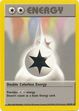 Double Colorless Energy (96/102) [Base Set Unlimited] - for just $2.35! 