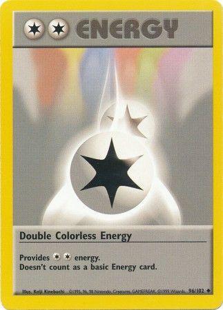 Double Colorless Energy (96/102) [Base Set Unlimited] - for just $1.80! 