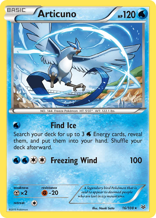 Articuno (16/108) [XY: Roaring Skies] - for just $0.45! 