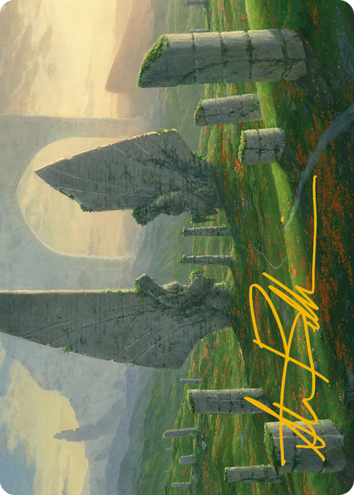 Monumental Henge Art Card (Gold-Stamped Signature) [Modern Horizons 3 Art Series] - Just $0.30! Shop now at Retro Gaming of Denver