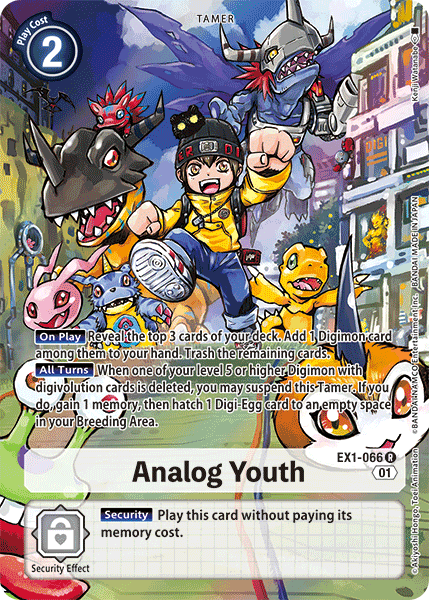 Analog Youth [EX1-066] (Alternate Art) [Classic Collection] - Just $20.40! Shop now at Retro Gaming of Denver