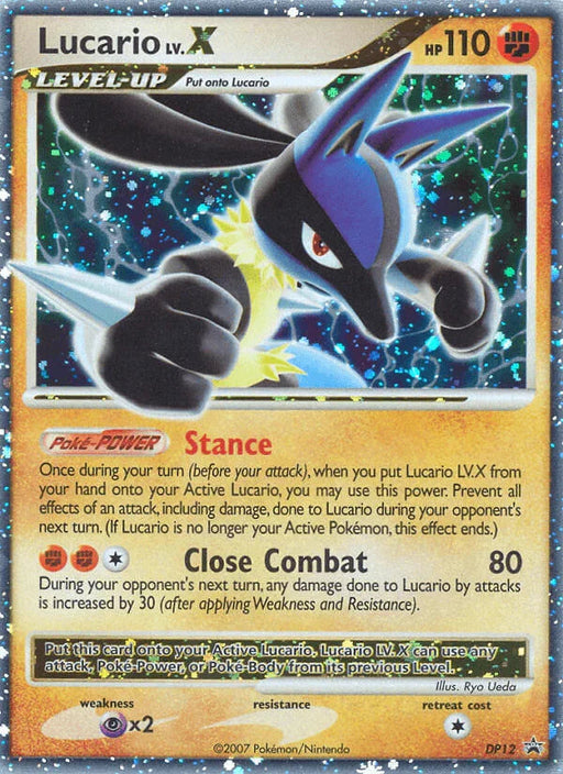Lucario LV.X (DP12) [Diamond & Pearl: Black Star Promos] - for just $52.15! 