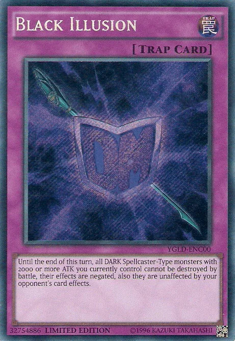 Black Illusion [YGLD-ENC00] Secret Rare - for just $0.15! 
