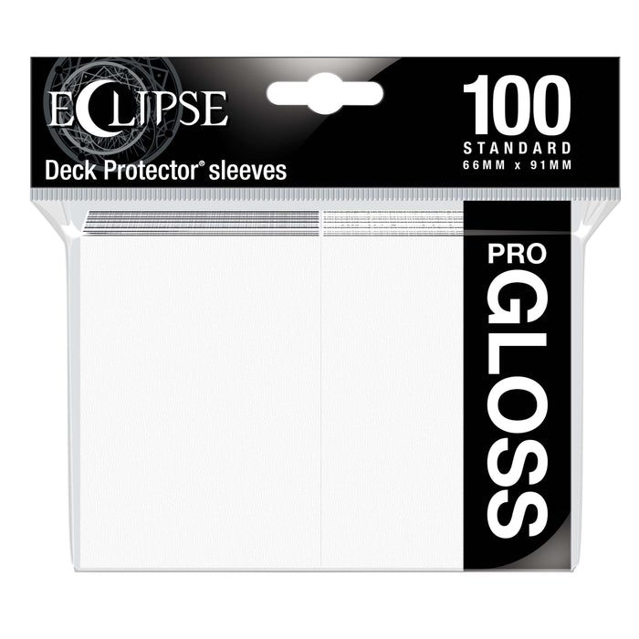 Ultra PRO: Standard 100ct Sleeves - Eclipse Gloss (Arctic White) - Just $0! Shop now at Retro Gaming of Denver