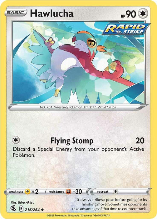 Hawlucha (216/264) [Sword & Shield: Fusion Strike] - for just $0.10! 