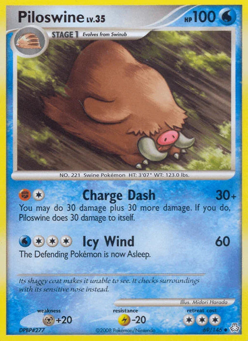 Piloswine (69/146) [Diamond & Pearl: Legends Awakened] - for just $0.15! 