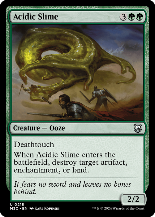 Acidic Slime (M3C-218) - Modern Horizons 3 Commander - for just $0.11! 