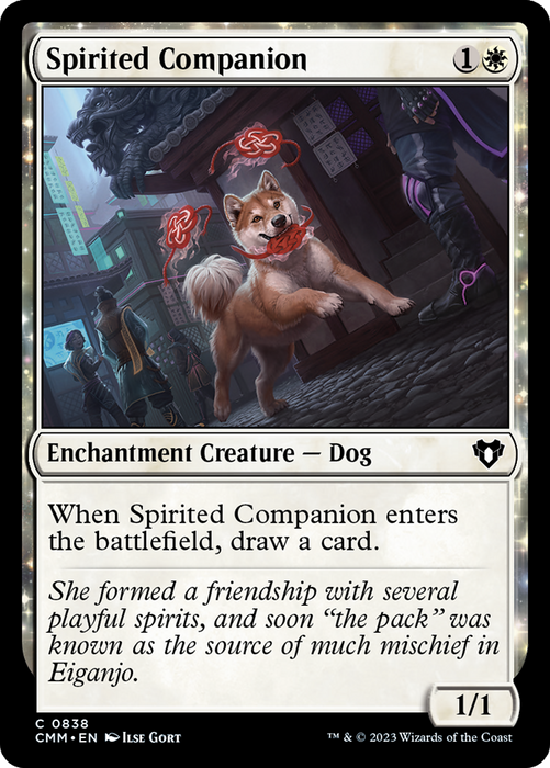 Spirited Companion (CMM-838) - Commander Masters: (enchantment) - for just $0.10! 