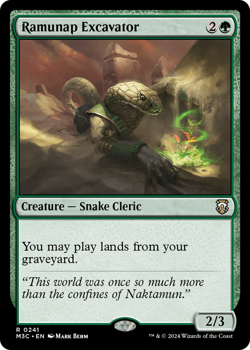Ramunap Excavator (M3C-241) - Modern Horizons 3 Commander - for just $1.87! 