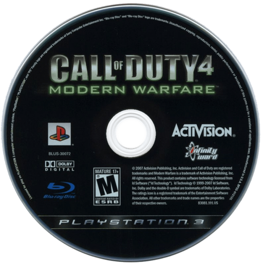 Call of Duty 4: Modern Warfare [Game of the Year] – PlayStation 3 (PS3) - for just $4.99! 