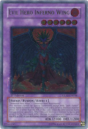 Evil Hero Inferno Wing [GLAS-EN038] Ultimate Rare - for just $20.80! 