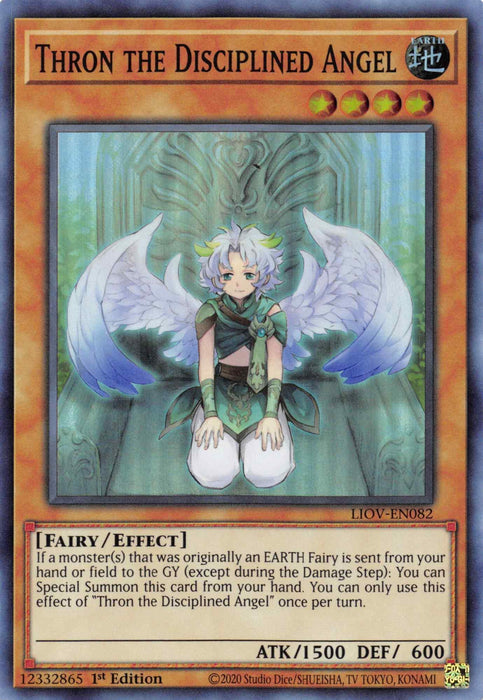 Thron the Disciplined Angel [LIOV-EN082] Super Rare - for just $0.10! 