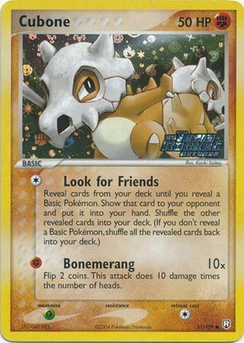 Cubone (51/109) (Stamped) [EX: Team Rocket Returns] - for just $19.70! 