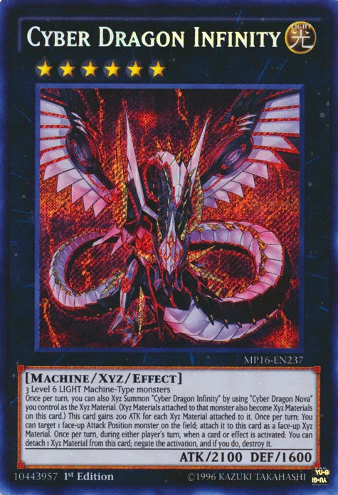 Cyber Dragon Infinity [MP16-EN237] Secret Rare - for just $0.45! 