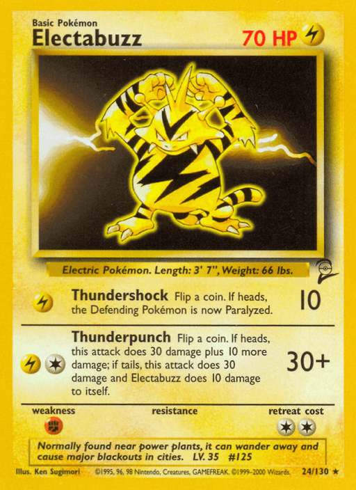 Electabuzz (24/130) [Base Set 2] - for just $1.40! 