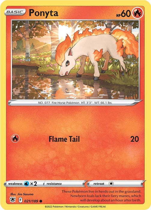 Ponyta (021/189) [Sword & Shield: Astral Radiance] - for just $0.10! 