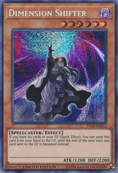 Dimension Shifter [TN19-EN012] Prismatic Secret Rare - for just $0.95! 