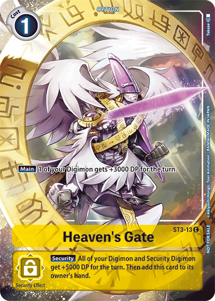 Heaven's Gate [ST3-13] (Tamer's Evolution Box) [Starter Deck: Heaven's Yellow Promos] - Just $0.80! Shop now at Retro Gaming of Denver