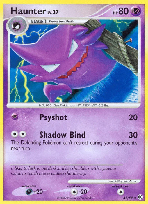 Haunter (42/99) [Platinum: Arceus] - for just $0.55! 