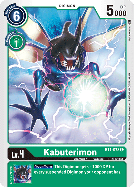 Kabuterimon [BT1-073] [Release Special Booster Ver.1.0] - Just $0.09! Shop now at Retro Gaming of Denver