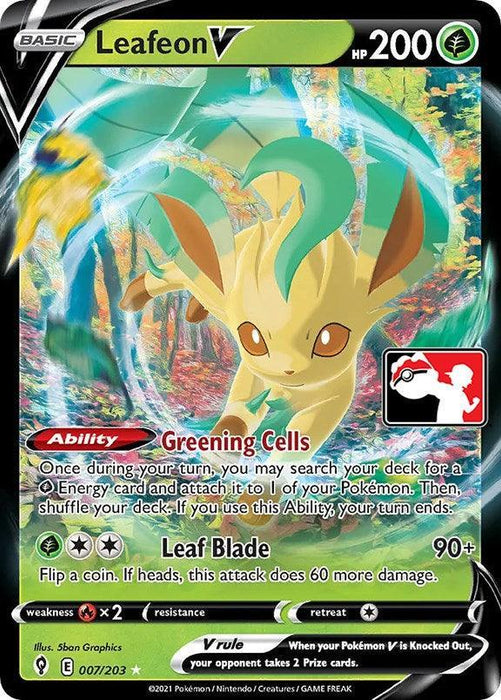 Leafeon V (007/203) [Prize Pack Series One] - for just $12.70! 